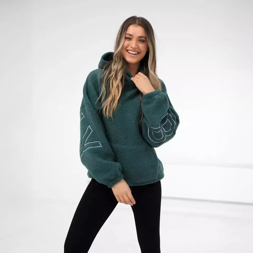 2024 Hoodie Jacket with Thickened Granular Fleece 250121