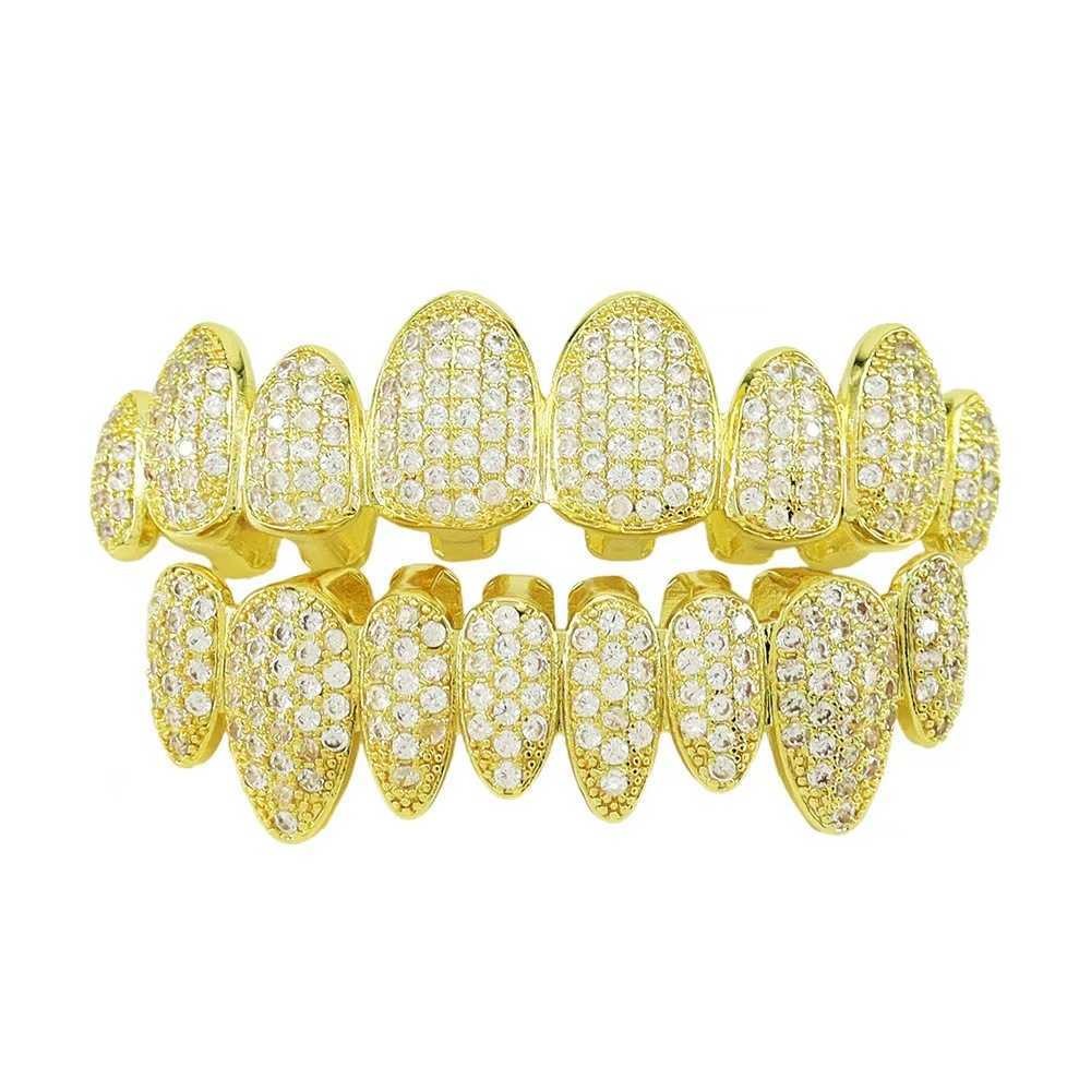 Pass Diamond Tester Princess Cut Custom Moissanite Grillz Luxury Hiphop Jewelry 925 Silver Gold Iced Out Dental Grills For Teeth