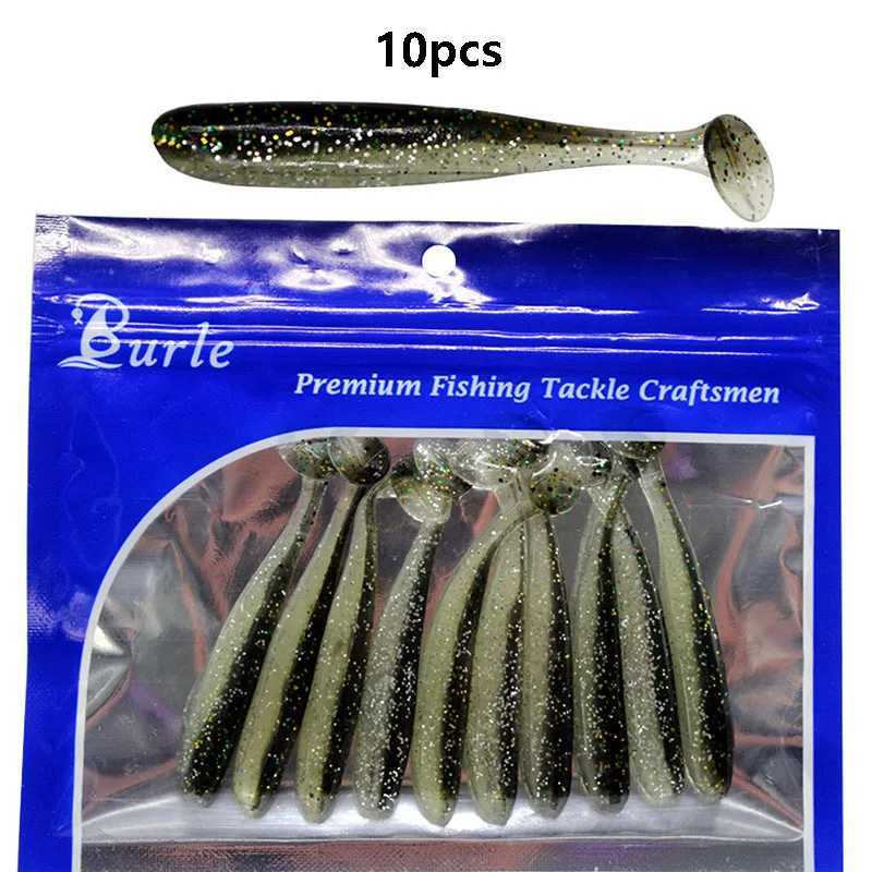10Pcs/bag 70mm 90mm 120mm Swim Bait Lure Soft Plastics 2 Inch Saltwater Paddle Tail SwimbaitXJ250122