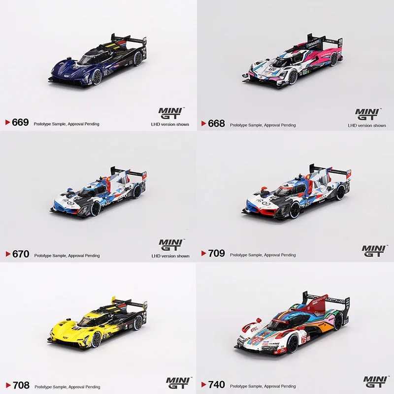 MINIGT 1/64 BMW M Team RLL Cadillac Racing 2023 IMSA Acura ARX-06 GTP Car Alloy Toys Motor Vehicle Diecast Metal Model X250125