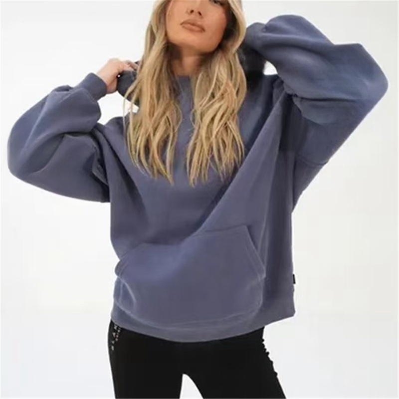 Designer Womens Hoodie Long Slve Printed Casual Black Blue Tops Sweaters Jumper L2510185SOR