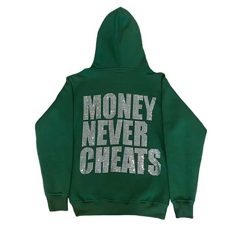 Y2k Harajuku Hip Hop Rhinestone Graphic Large Print Hoodie Long Sleeve Mens And Womens Zip Up Hoodies Casual Streetwear Winter X250125