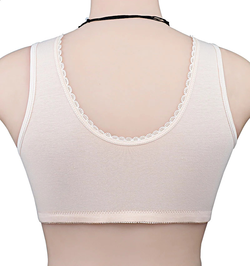Comfortable Cotton Bra For Women Wireless Bras Lace Front Clre Underwear Soft Lingerie 250122