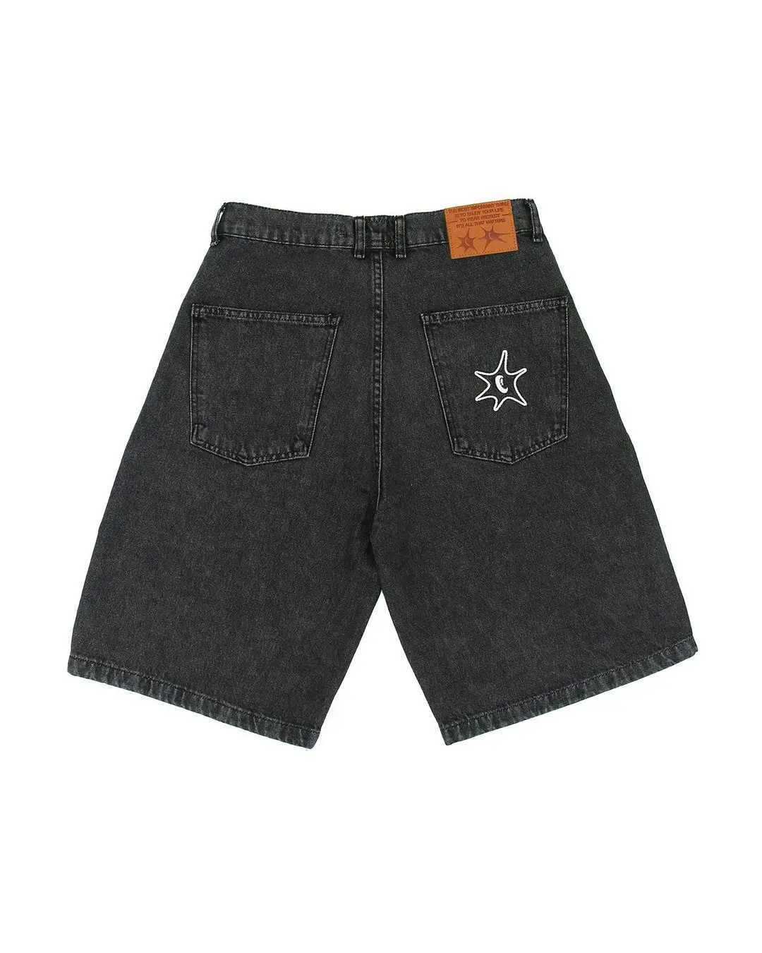 Y2k shorts hip-hop denim gym shorts mens 2023 summer new Harajuku fashion casual punk rock gothic mens basketball shorts W250319