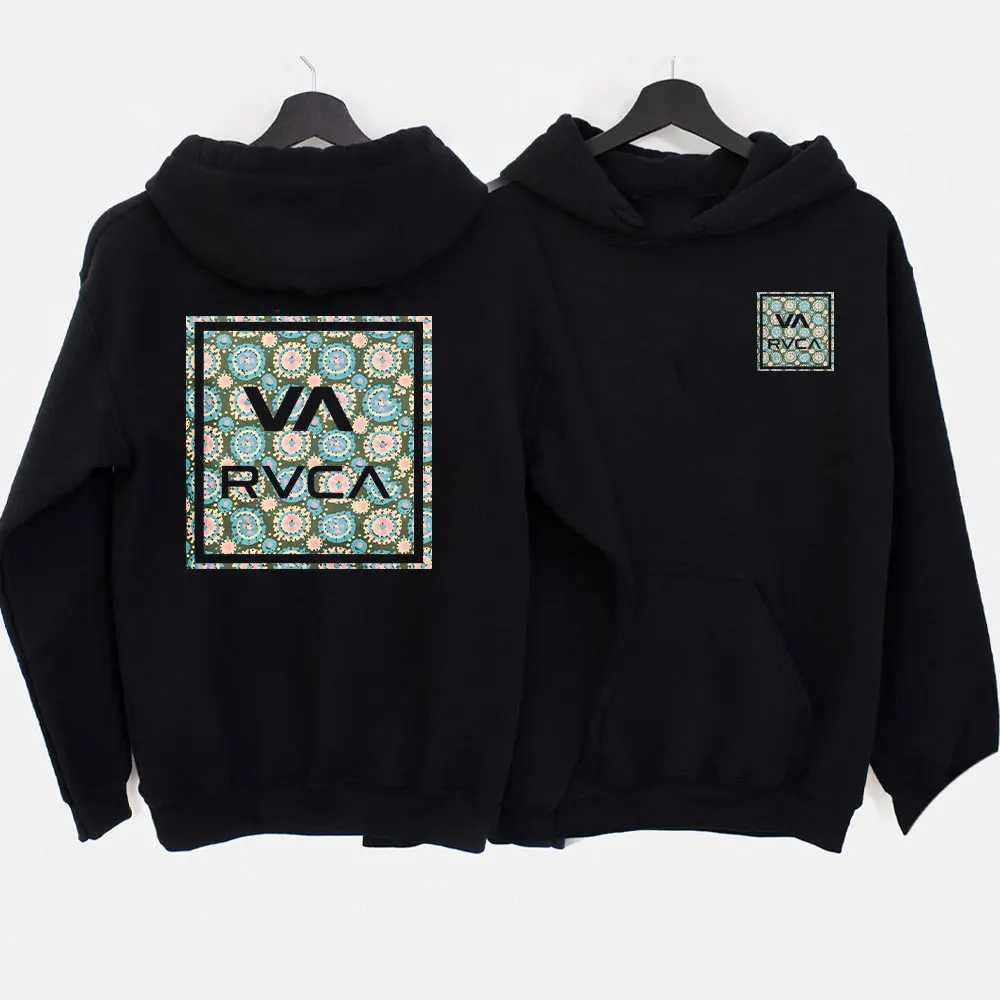 Camiseta Hombre RVCA Mens Graphic Mens Gift Streetwear New Hoodies and Sportswear Winter Long Sleeve Zipper X250125