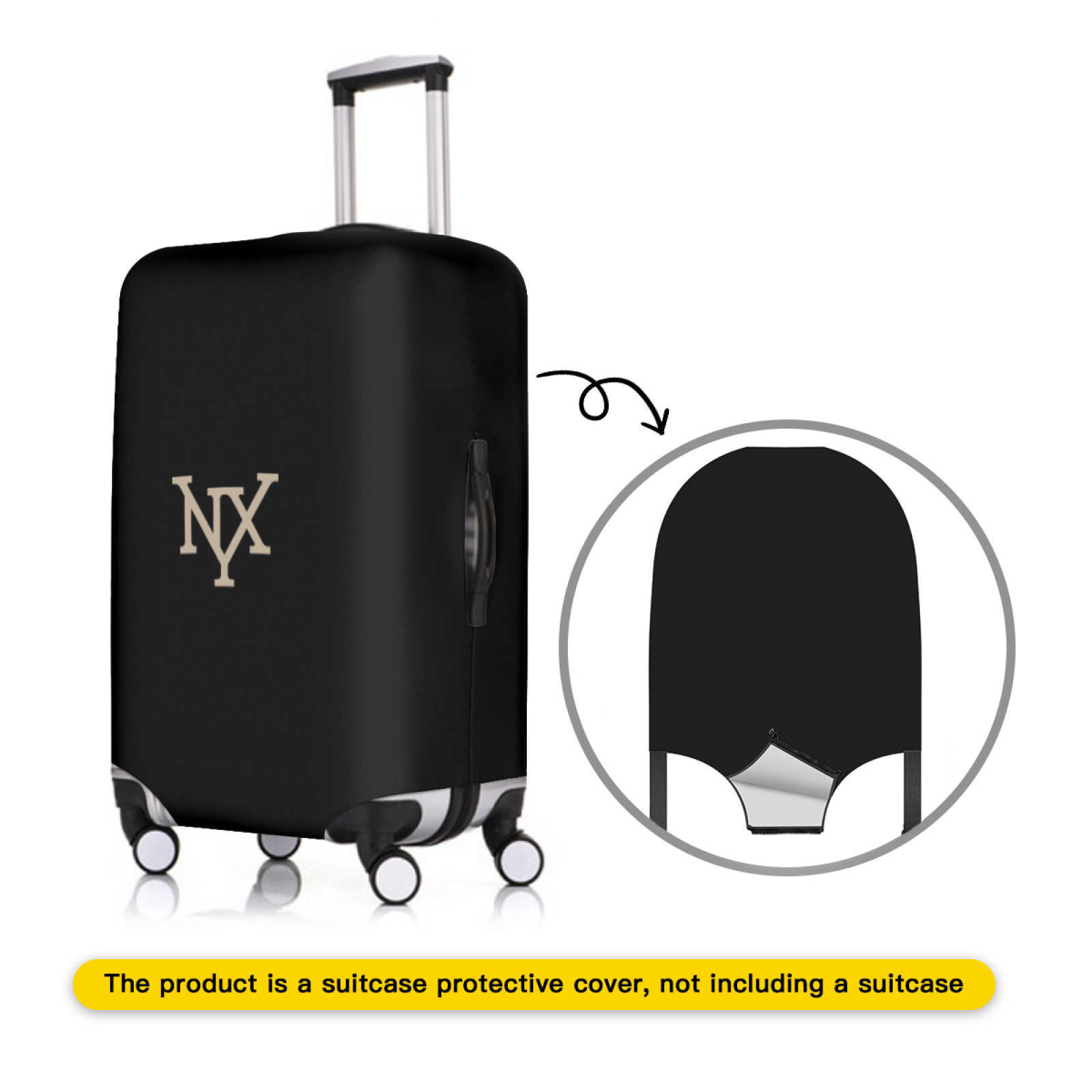 NXY 19-32 Inch Luggage Cover Designer Luggage Protector Baggage Dust Case Covers Women Men Protector Thickened Suitcase Covers 250124