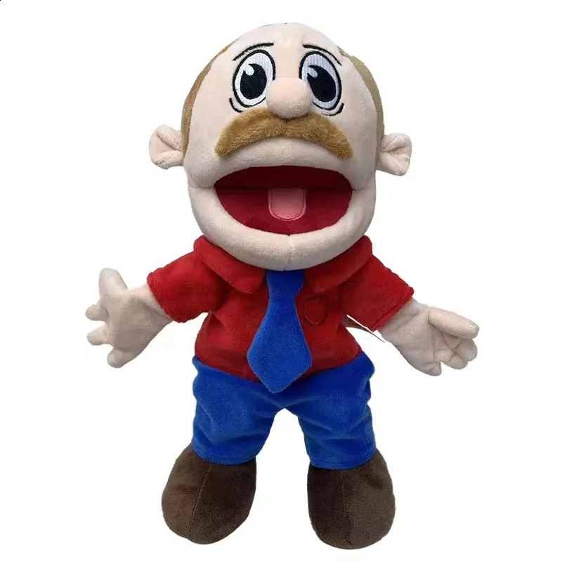 Free shipping Anime Jeffy Friends Hand Plushie Soft Cartoon Funny Finger Puppet Toy for Brithday Party Toys