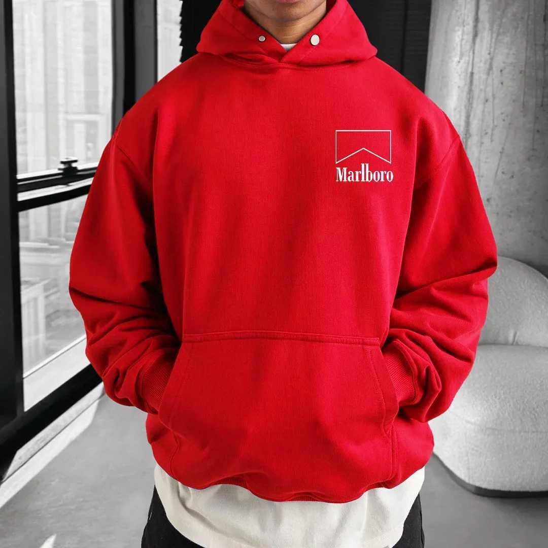 The most familiar unique printed autumn and winter party with Wanbao Road playing high-end style hooded sweatshirt X250125
