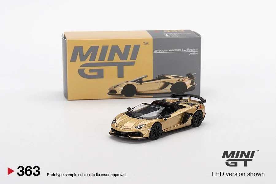 1 64 Lamborghini Aventador Calf Lamborghini car model boys collection car model holiday gift for children room decoration. X250125