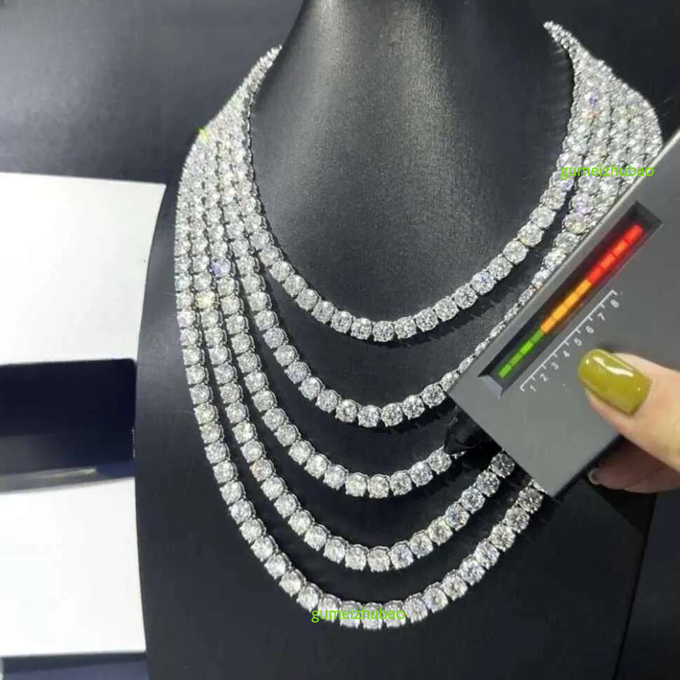 Designer necklaces for women fashion designer Pendant Necklaces Hip Hop Sier VVS Moissanite Dia Necklace Jewelry tennis chain