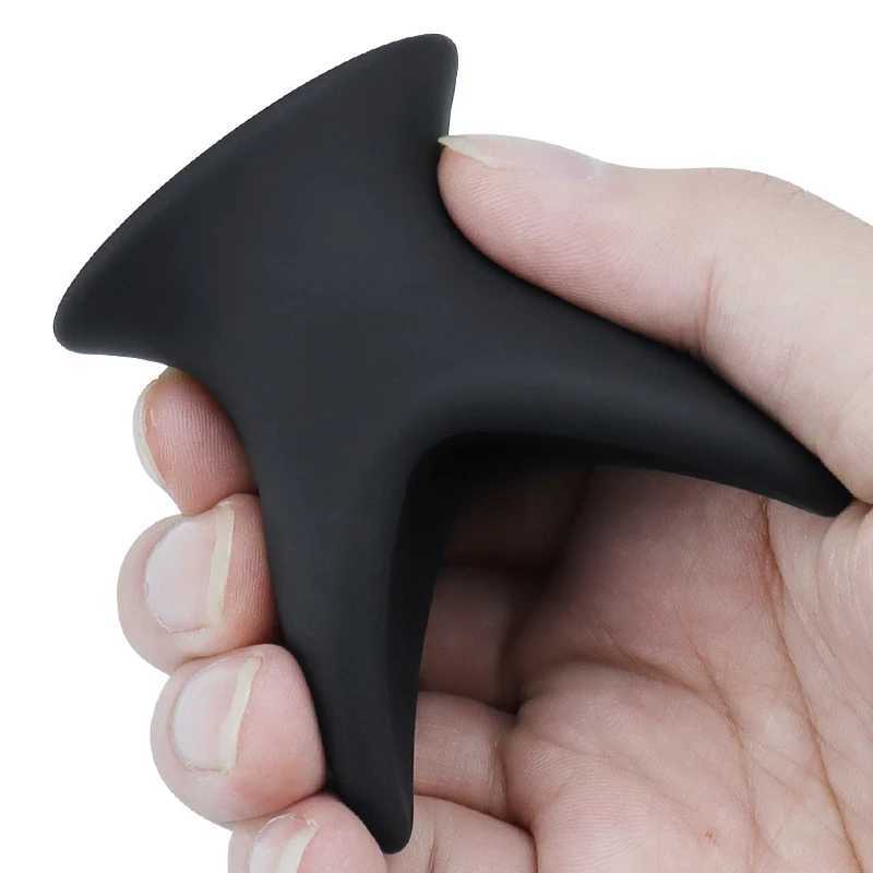 Silicone Hollow Anal Dilator Vaginal Speculum with Cover Expander Butt Plug Men Women Gay Bdsm Masturbation Sex ToysXJ250121