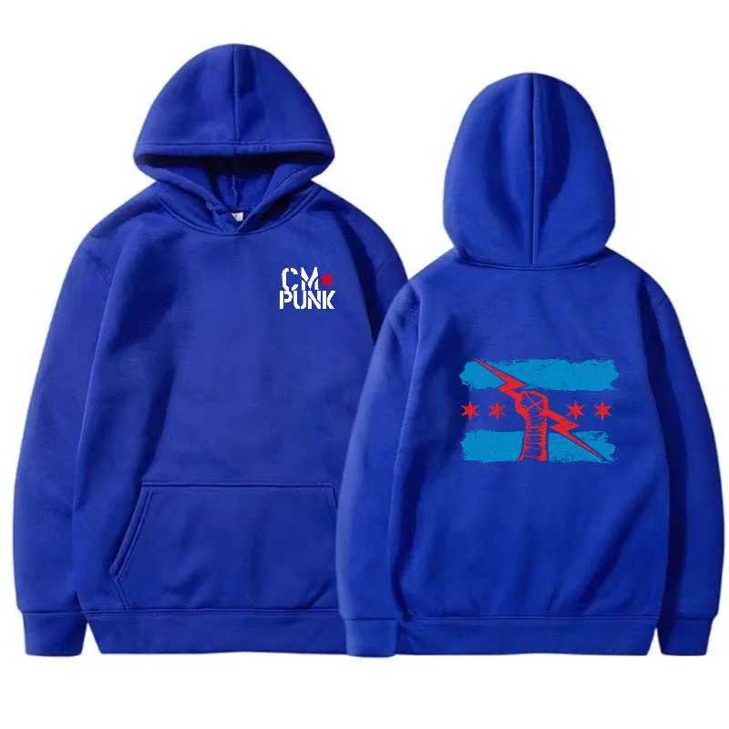 Autumn and Winter New Famous Wrestler Returns to CM Punk Mens Solid Hoodie Fashion Print Street Sports Casual Top PulloverXJ2500118