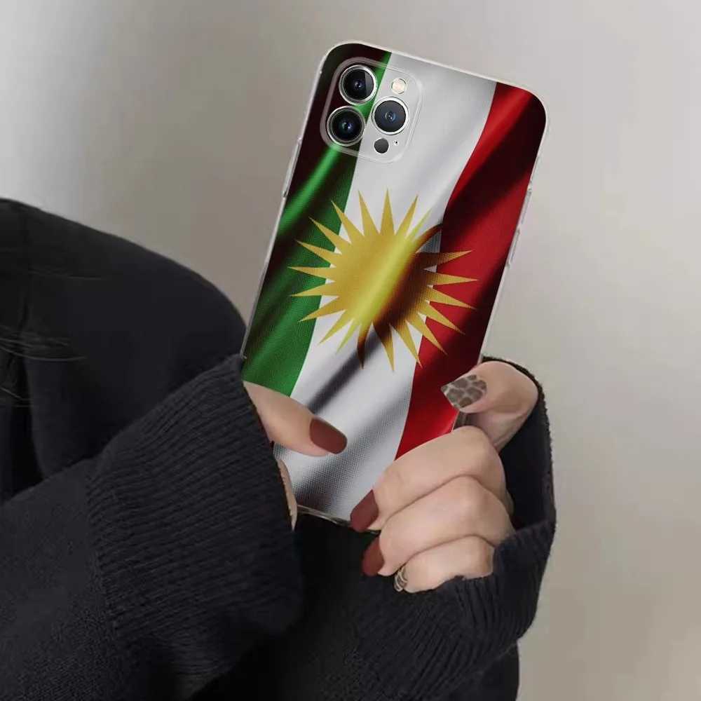 K-Kurdistan Flag Phone Case For IPhone 16 15 8 7 6 6S Plus X SE XR XS 14 11 12 13 Mini Pro Max Mobile Case X250125