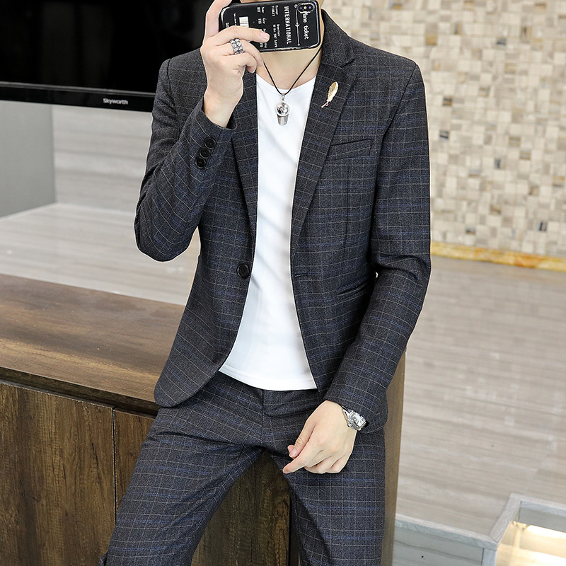 M123Casual business suit jacket professional slim formal suit best man groom wedding dress