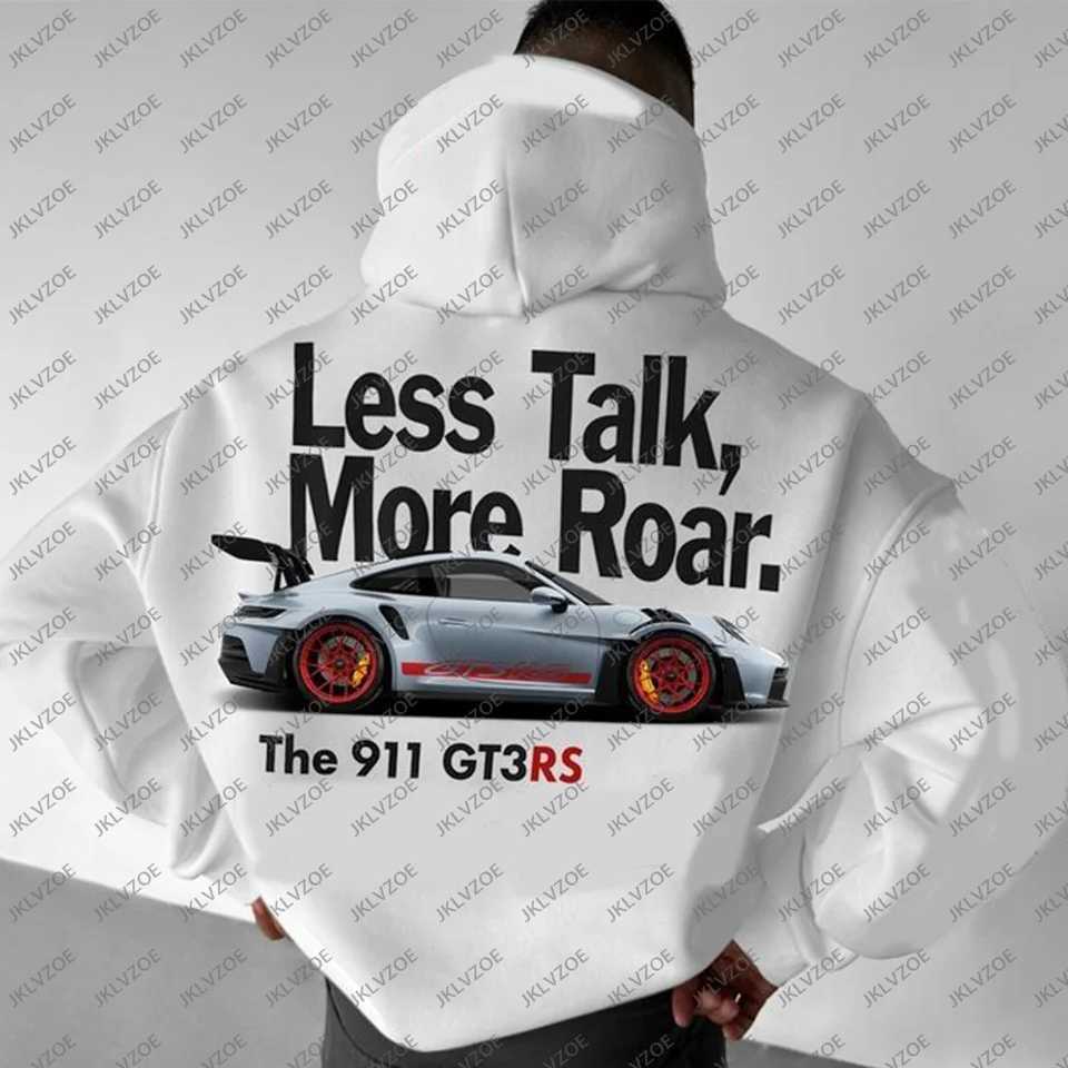 Racing F1 Unisex Boys Top Casual Team Clothes Teenager Men Boys Winter Sweatshirts Cotton Grapple 911 GT3RS Oversize Car Hoodie X250125