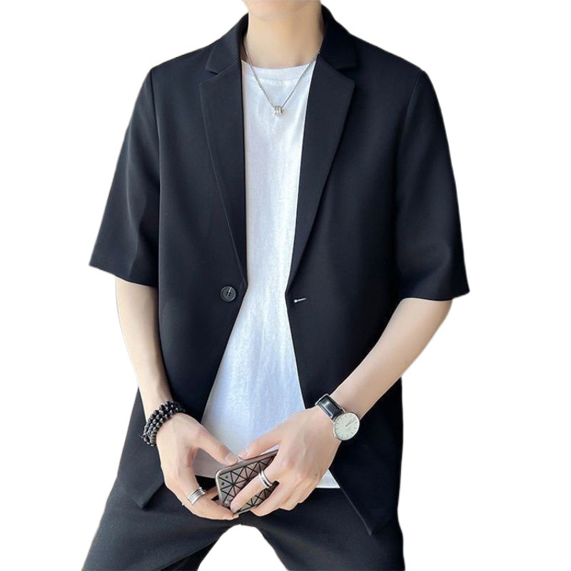 J123Kids' Casual Summer Outfit - Breathable Short-Sleeve Suits