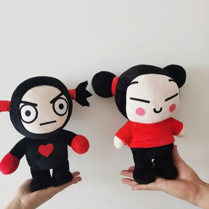 30cm Kawaii Pucca and Garu Plush Toys China Doll Cartoon Cute Soft Stuffed Dolls Figure Sleeping Pillow Childrens Birthday Gift 250109