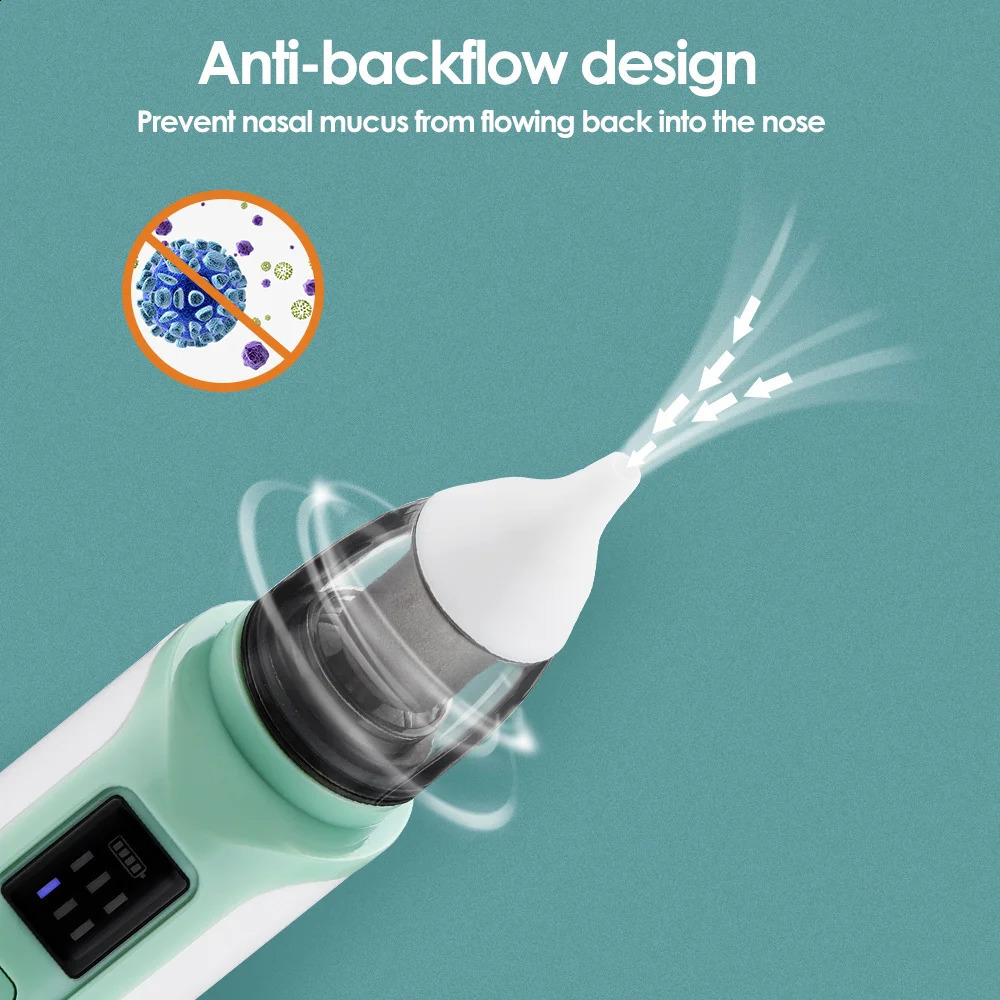 Nasal Aspirator born Electric Baby Nose Cleaner Vacuum Child Suction Rechargeable Safety Low Noise Antibackwash 250117