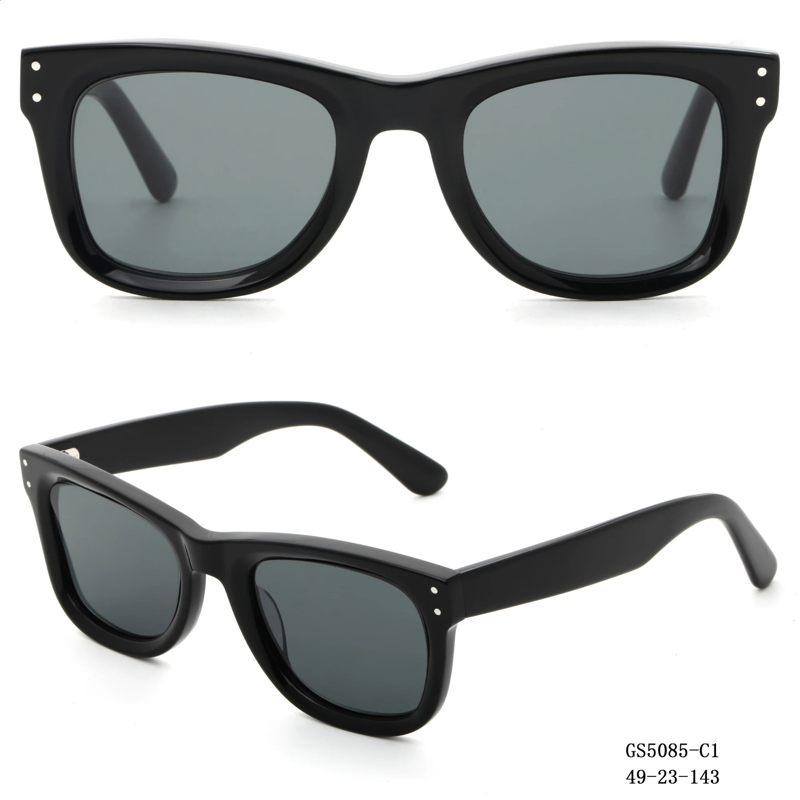 est Reverse sunglasses Handmade Acetate Nylon Lenses Unisex UV400 Eyeglasses 250121