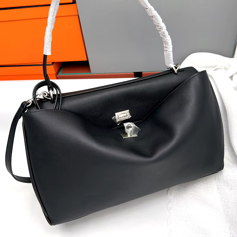 35Cm/29Cm Genuine Handbag Fashionable New And High-End Soft Leather Tote Bag, Street Retro Large Bag Head Layer Cowhide