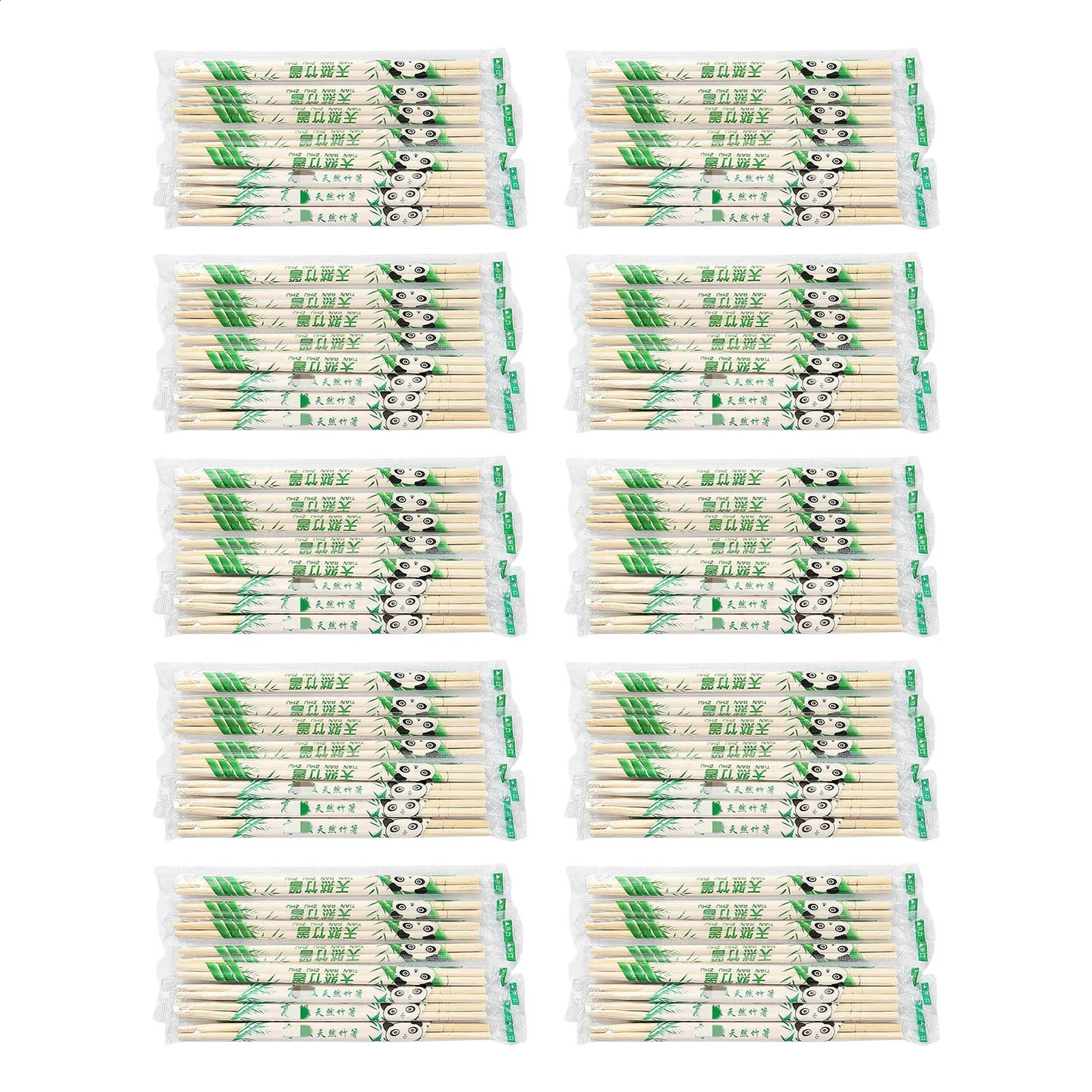 Disposable Chopsticks Separated Package Bamboo Round Chop Sticks for Restaurants Home Use Disposable Round Chopsticks 250122