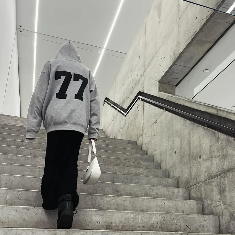 2024 Korean Fashion Pop Printed Hoodie Mens and Womens Plus Size Hoodie Retro Punk Sportswear Neutral Personalized Street Wear 250109