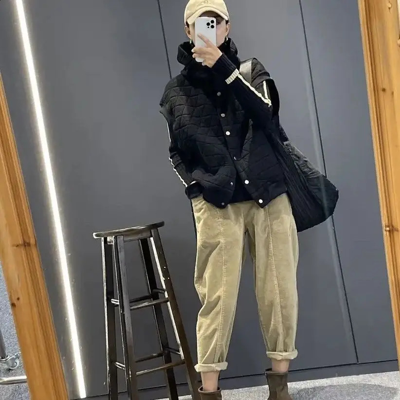 Fashion Autumn And Winter Style Literature Art Leisure Solid Color Box Hooded Sportswear Jacket 250113Z