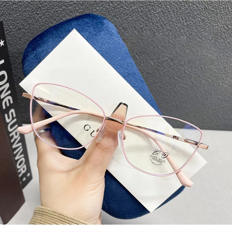 Butterfly Shape Womens Glasses Frames Style Blue Light Blocking Eyeglass High Quality Female Glass 250114