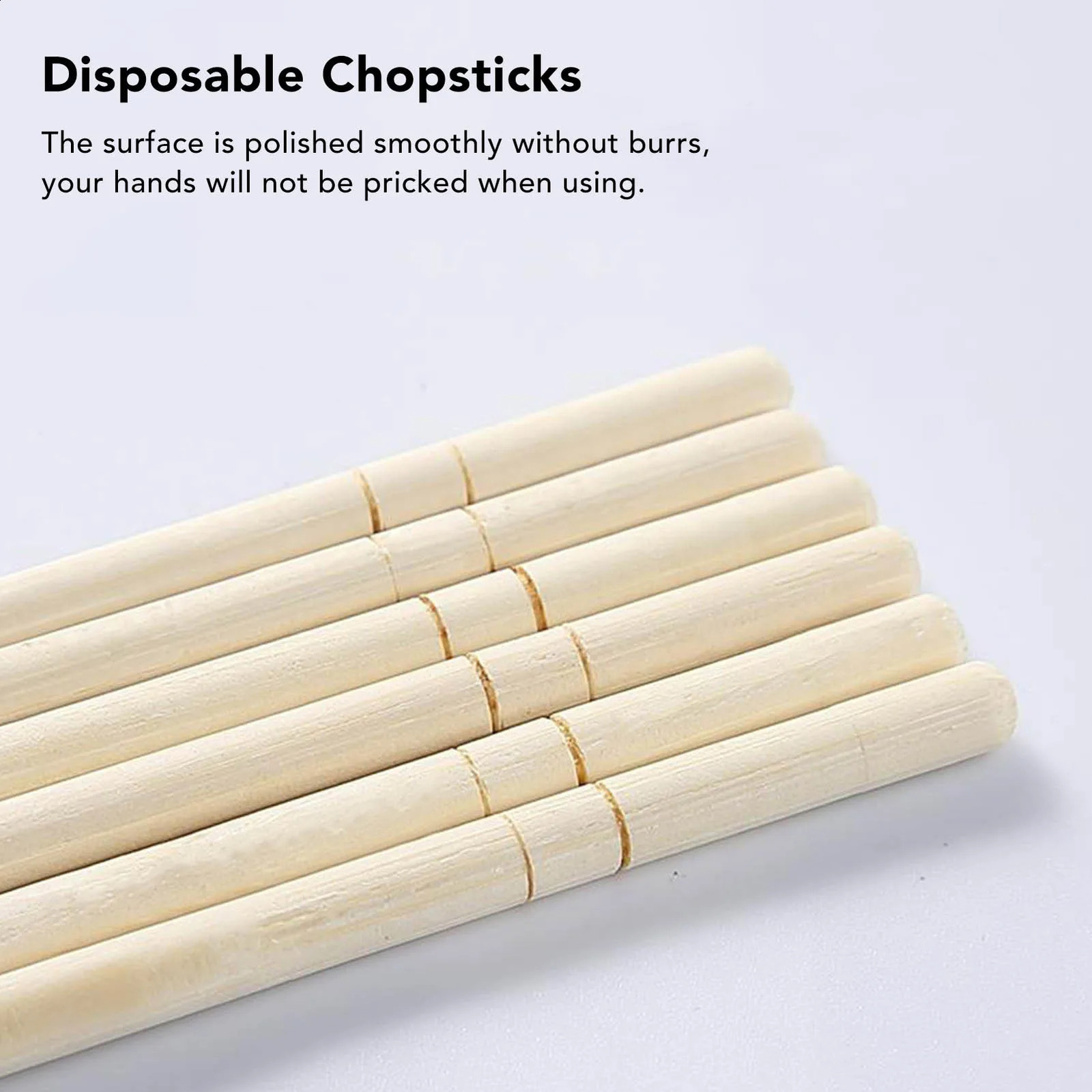 Disposable Chopsticks Separated Package Bamboo Round Chop Sticks for Restaurants Home Use Disposable Round Chopsticks 250122
