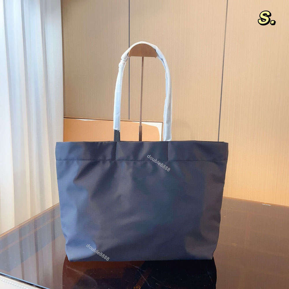 quality Black tote Bag waterproof large capacity shopping bags fashion designer shoulder bag women purse Recyclable nylon canvas tote crossbody travel bag