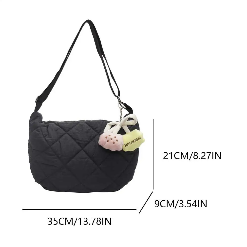 New Free Shipping Designer Bag Puffer Tote For Women Quilted Shoulder Bag Cotton Padded Crossbody Messenger Bags Puffy Down Padding Handbag Dumpg Purs
