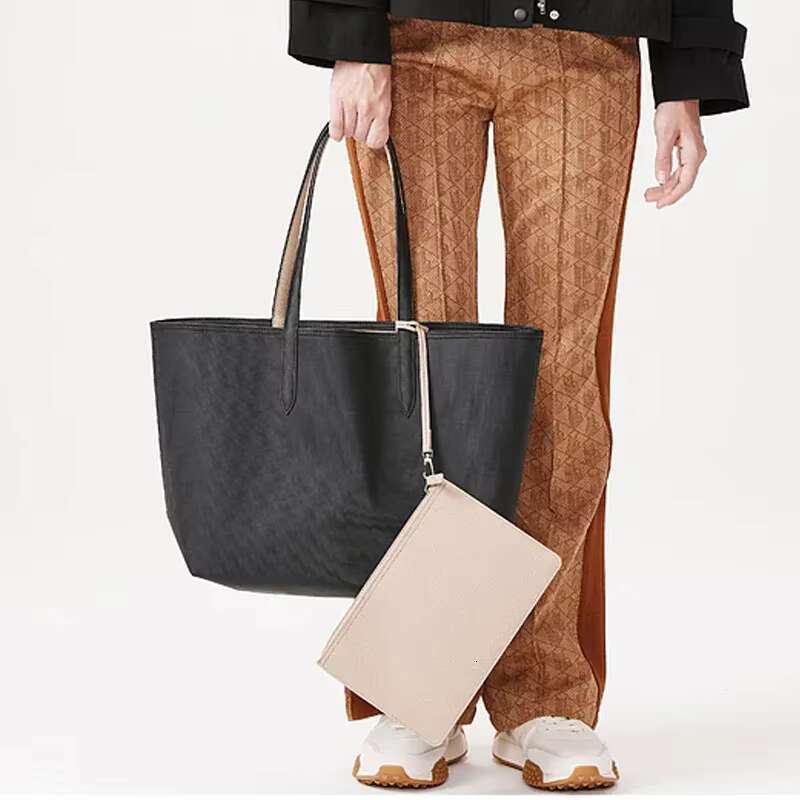 2Pcs Women Large Capacity Tote Purse PVC Handbag Female Travel Shoulder Shopping Bags Set Top Handle Bag