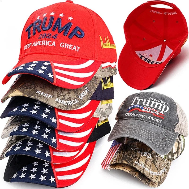 Trump 2024 American Presidential Hat Make America Great Again Hat Donald Trump Republican Hat Cap MAGA Embroidered Mesh Cap 250122