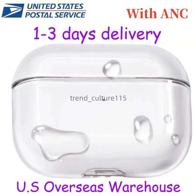 B1 Metal shell with ANC pro 2 bluetooth Headphone Accessories Transparent Solid Silicone case Air 4 pods Max Pro 3 Headphones Smart Protective Case