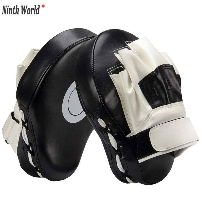 1/2pcs Curved Boxing Bag Boxing Equipment Focus Punching Bags For Taekwondo Muay Thai Karate Adults Kids PU Training Paws Pads 250117