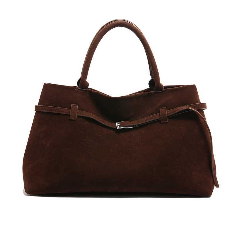 New Fashion Solid Casual Tote Top-Handle Bags Good-looking Matte Finish Retro British High-capacity Commute Style HandBags T250118