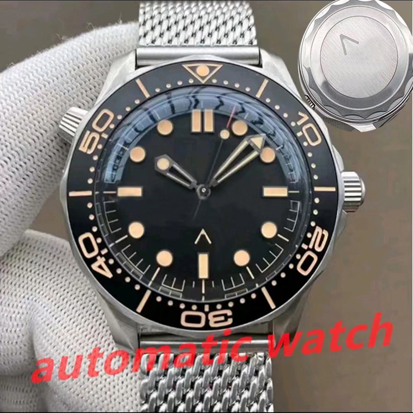 2025 Silver New Watch Small Wave Dial Ceramic Bezel 42mm Men Mens Watches Limited Automatic Movement Mechanical Montre de luxe Watch Wristwatches