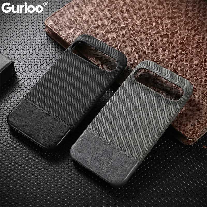 Matte Cotton Linen Soft Leather Phone Case For Google Pixel 8 9 Pro XL 8A Frameless Anti-Fingerprints PC Shockproof Cover Z250122