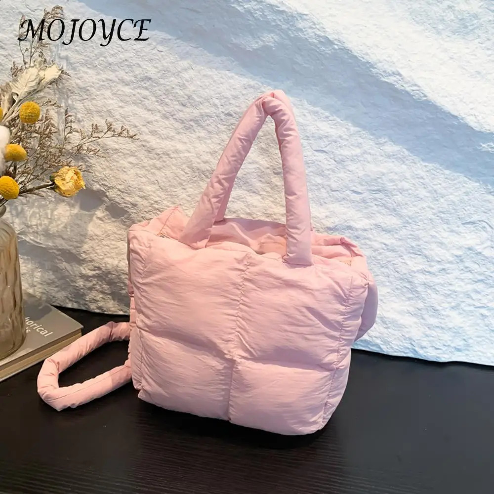 Puffer handbag bedding Puffy handbag cushion cross body bag lightweight pillow shopping bag 250120