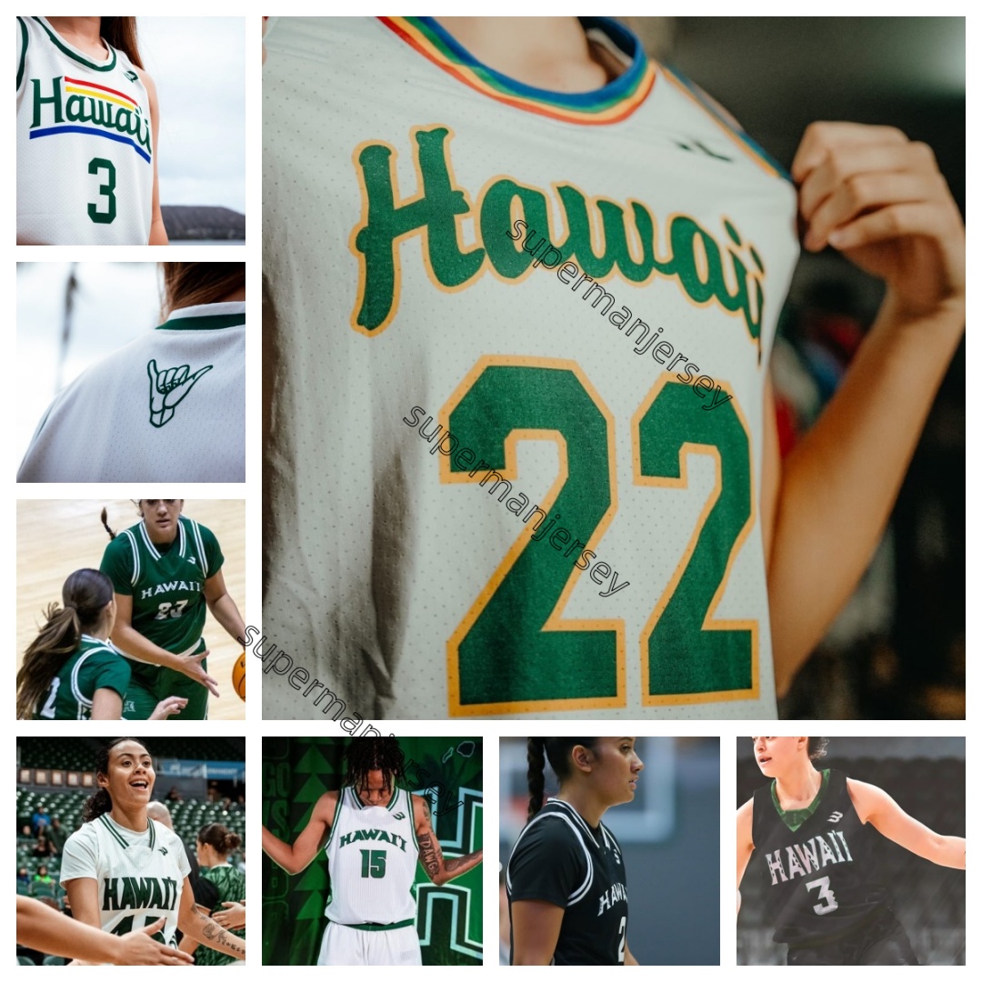 2025 NCAA Hawaii College Women basketball jersey s-3xl