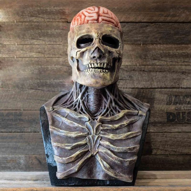 Halloween latex skull mask horror full head helmet face party costume props decoration