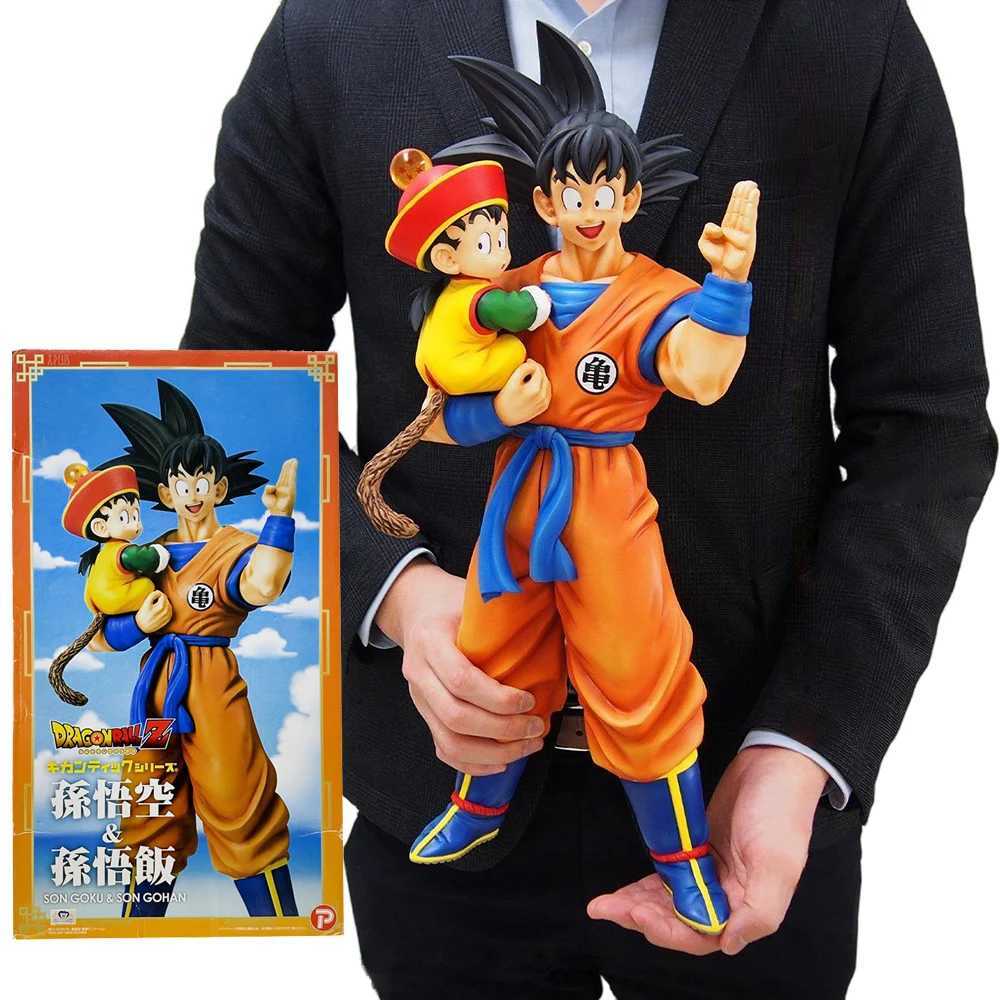 30CM Anime Dragon Ball Z Son Gohan Son Goku Figure Father and Son Gigantic Series Model Toy Gift Collection Action Figure PVC