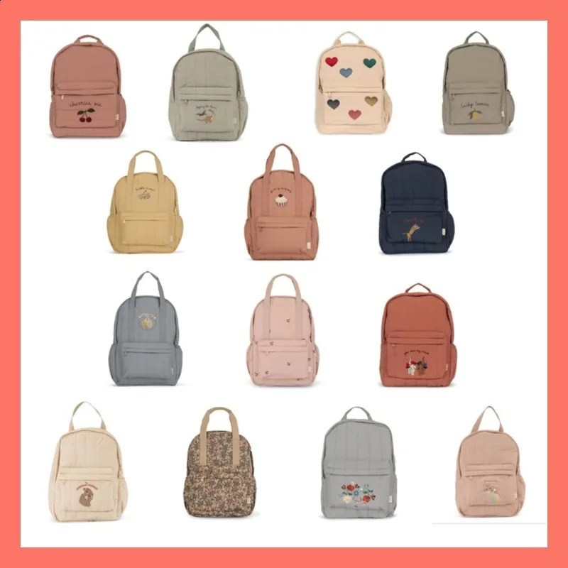Childrens Backpack Cartoon Fashion Casual Boy And Girl Backpack Cute Baby Kindergarten Backpack Mother And Baby Bag 250109