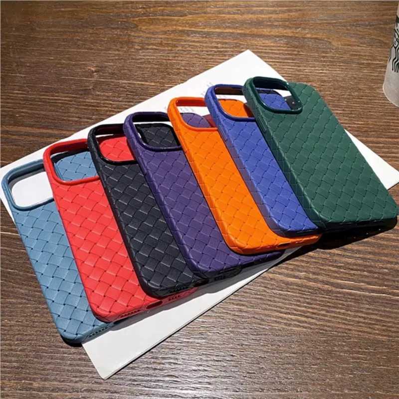 Breathable Mesh Grid Woven Cooling Thin Case For iPhone 16 15 14 13 12 11 Pro Max Plus Soft Silicone Cover Z250122