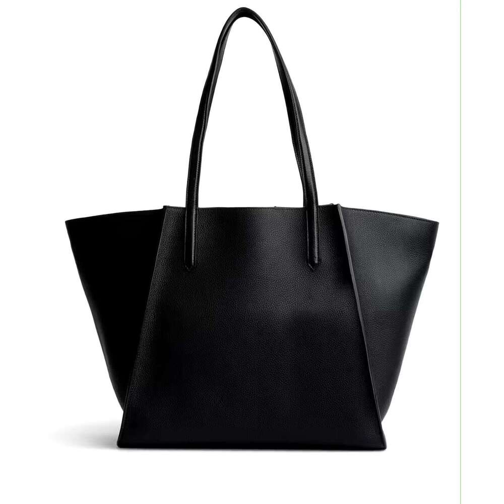 Women's Tote Black Large Capacity Stylish Casual Shoulder Bag