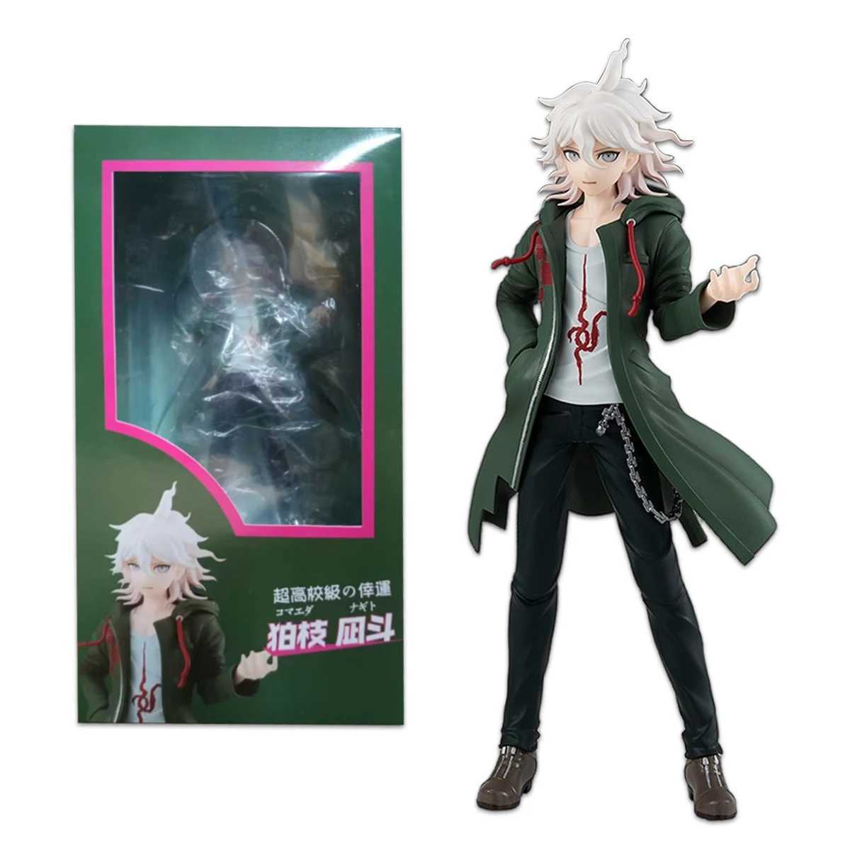 20CM Danganronpa Nagito Komaeda PVC Action Figure Anime Figure Model Toys Figure Collection Doll Gift Trigger Happy Havoc Toy