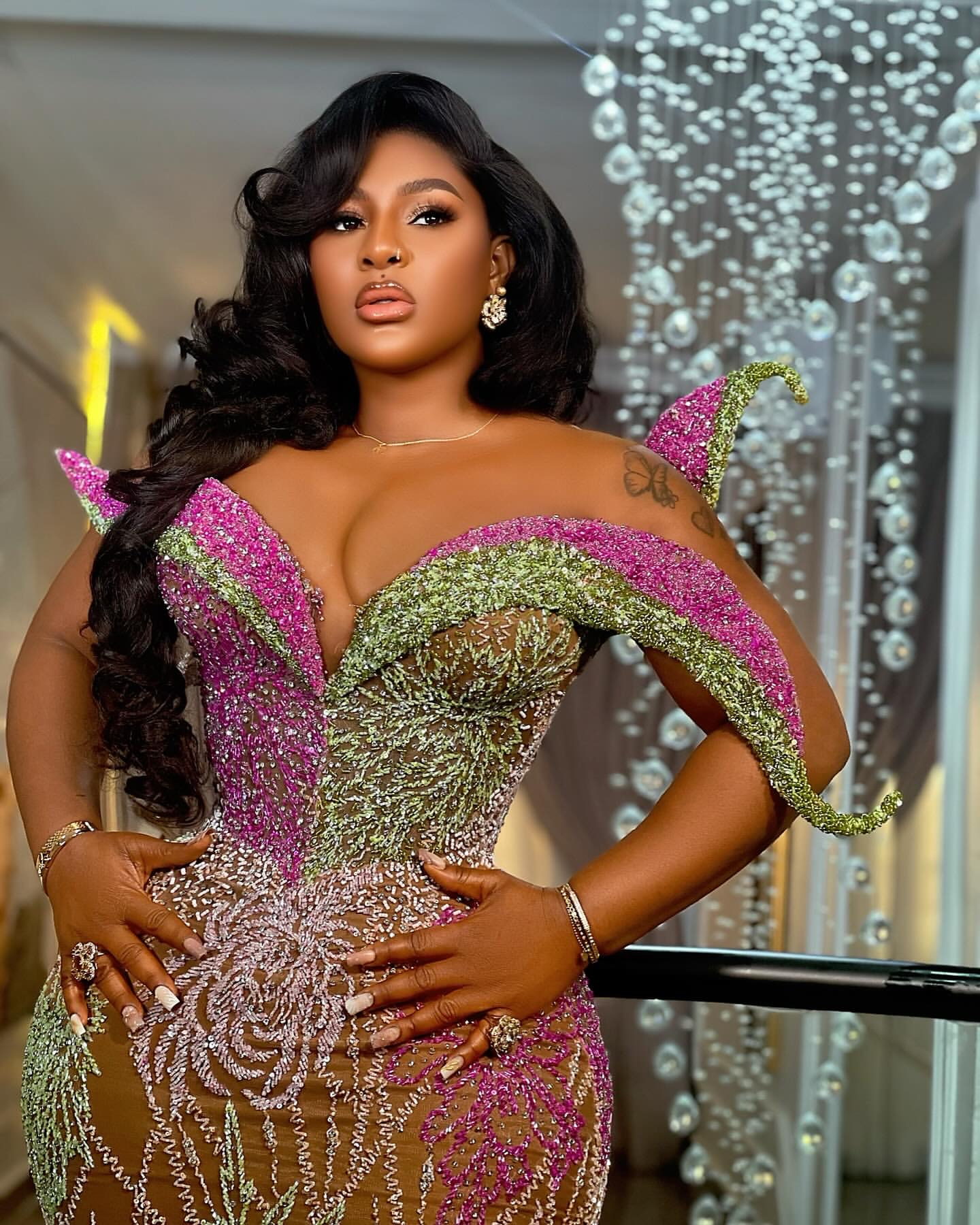 Aso Ebi Illusion Mermaid Prom Dresses 2025 Lace Beaded Stylish Evening Formal Party Second Birthday Engagement Gowns Plus Size Dress For Special Ocns