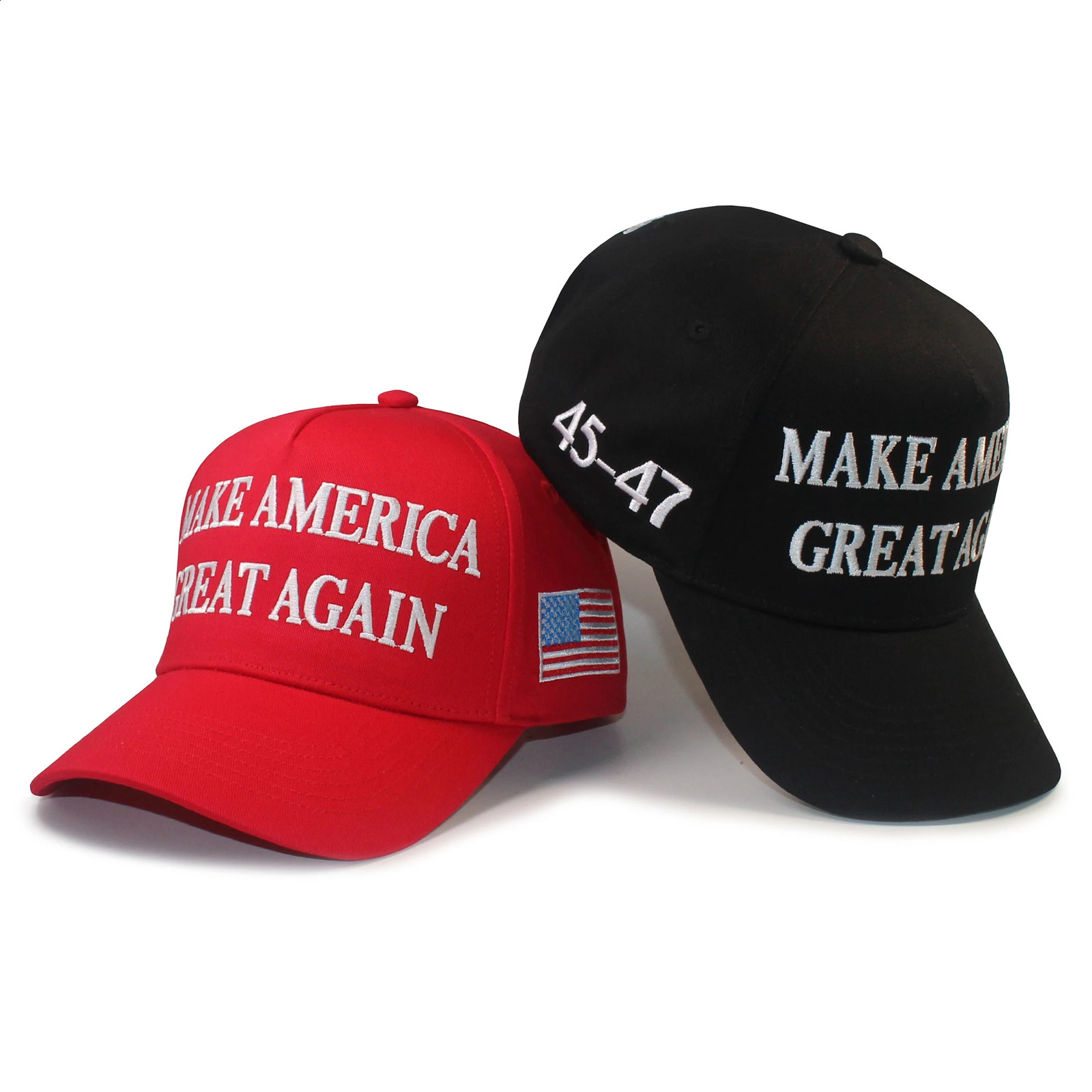 45-47 USA Flag Hat 2024 Make America Great Again MAGA Men Women Presidential Election Baseball Cap 250122