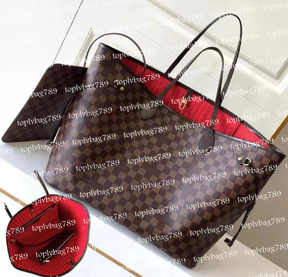 15A Top quality New black neverfulls Womens crossbody shoulder bag Original designer handbag mirror quality leather chain bags expensive tote shopping bag wallet