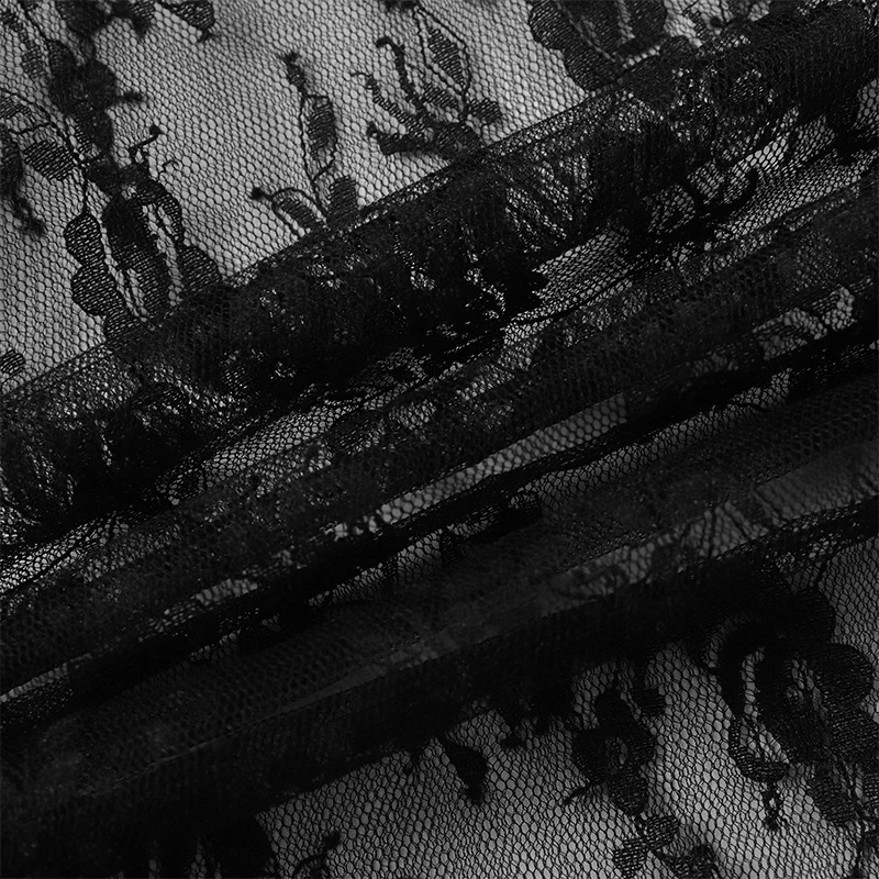 Mens mesh see through mesh sexy lace shirt long sleeved fish net hollow retro street clothing ultra-thin fashion party clothing S-XL 250118